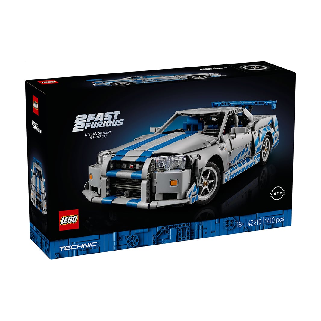 Конструктор LEGO Technic Подвійний форсаж Автомобіль Nissan Skyline GT-R, 1410 деталей, від 18 років (42210)